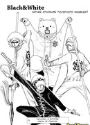 One Piece dj- Black and White