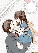 Дядюшка и девочка вместе