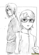 Сарада-чан и дядюшка Итачи