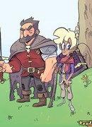 Эльф и воин