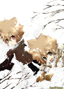 Прогулка Тсуны по снежному сну