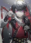 Цветок на снегу подобен богу войны