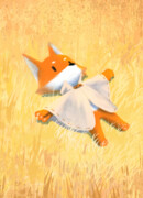 Лисёнок и птичка