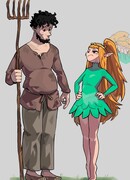 Эльфийка и Мужик